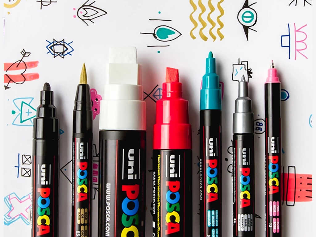 Uniposca: pennarelli per colorare qualsiasi cosa